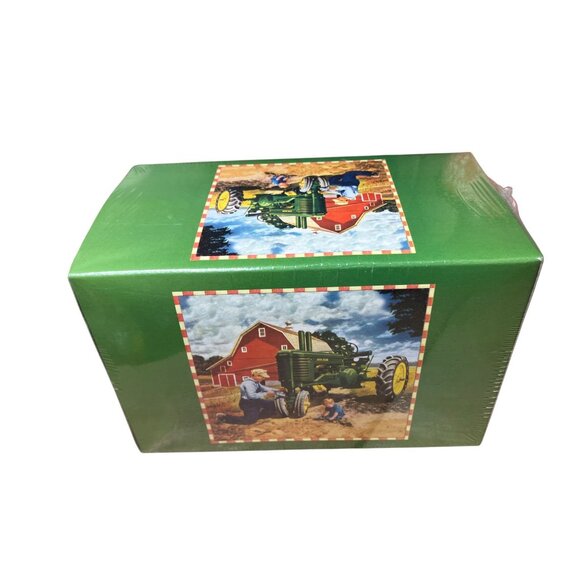 John Deere Mailbox Tin Bank  With Original Unopened Sealed Box - Picture 4 of 10